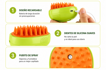 Cepillo de Vapor 3 en 1