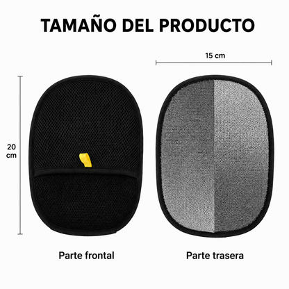 Guante atrapa pelos